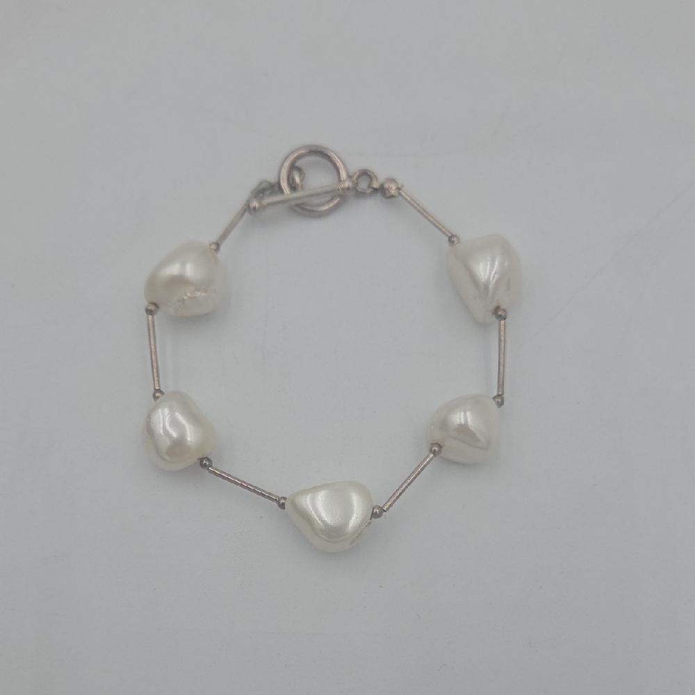 Sterling silver 925 Pearl Bracelet